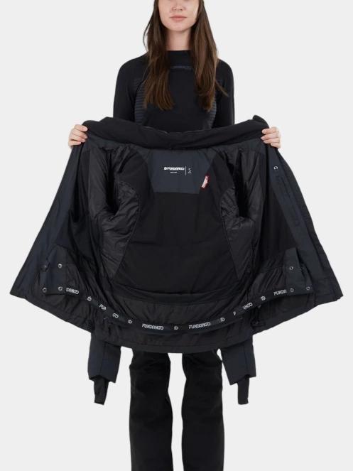 Fundango Elyra Fur Padded Jacket női síkabát fekete színben 5