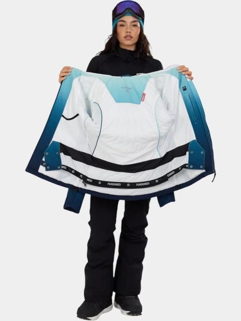 Fundango Pumila Padded Jacket női steppelt síkabát kék színben 5