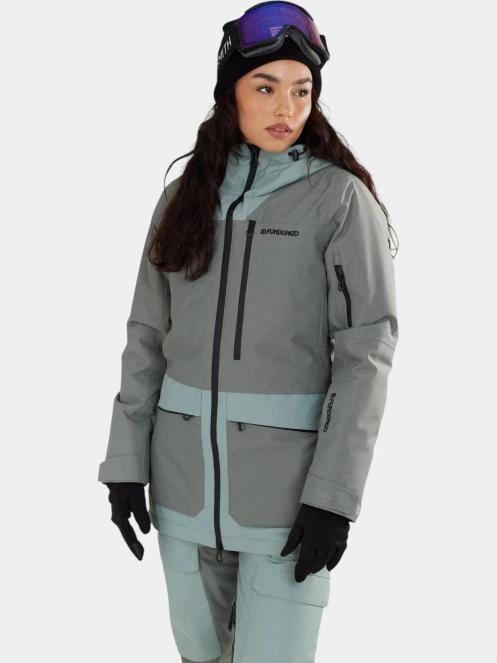 Fundango Poplar ECO Jacket női síkabát zöld színben 6