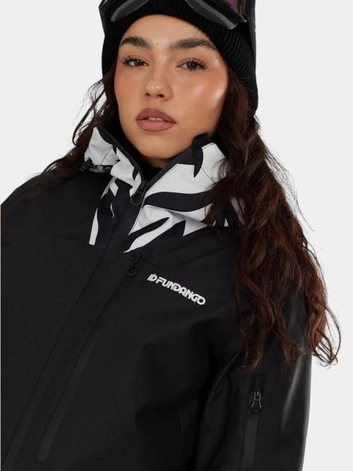 Fundango Poplar ECO Jacket női síkabát fekete színben 6