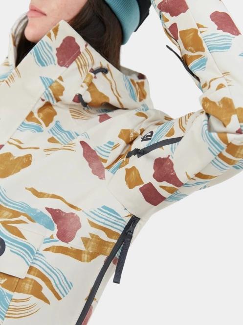 Fundango Birch ECO Logo Anorak női síkabát homok színben 6