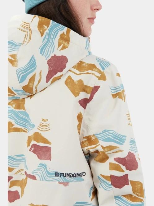Fundango Birch ECO Logo Anorak női síkabát homok színben 8