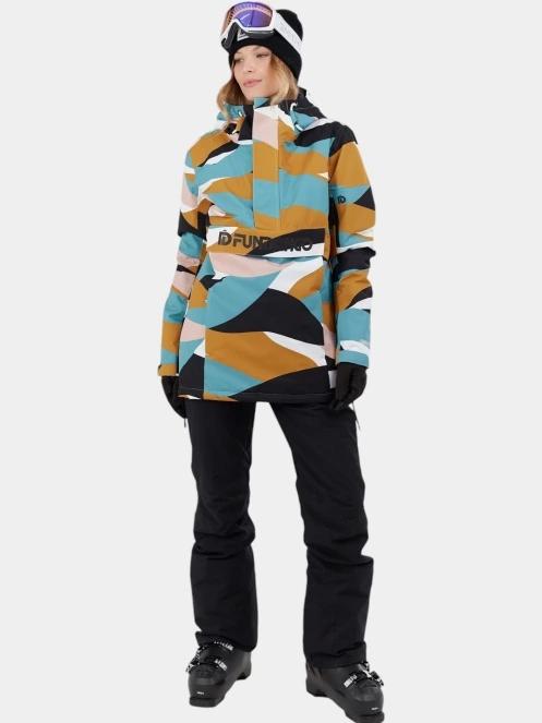 Fundango Birch ECO Logo Anorak női síkabát szürke színben 4