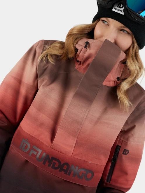 Fundango Birch ECO Logo Anorak női síkabát rózsaszín színben 6