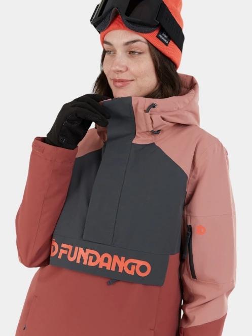 Fundango Birch ECO Logo Anorak női síkabát rózsaszín színben 6