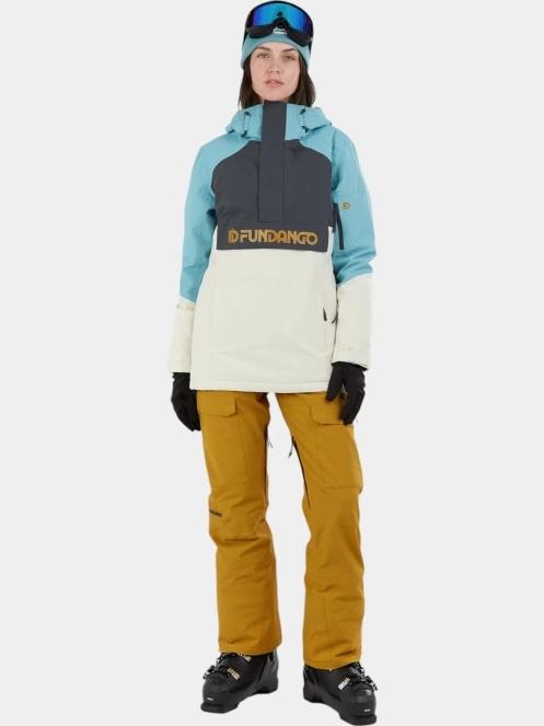 Fundango Birch ECO Logo Anorak női síkabát világoskék színben 4