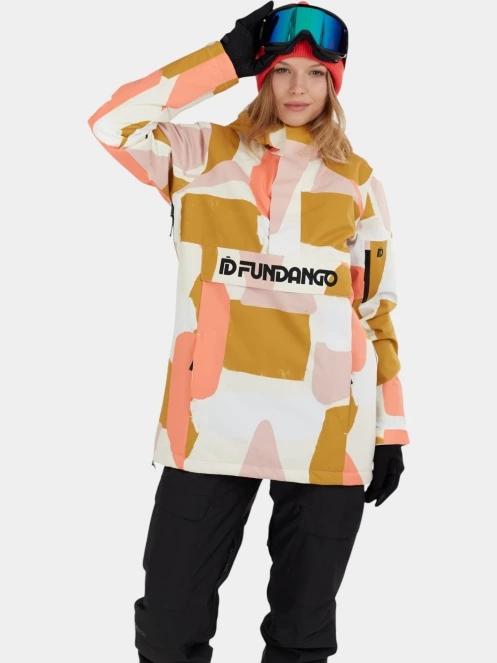 Fundango Birch ECO Logo Anorak női anorák sárga színben 2