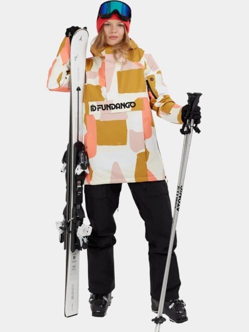 Fundango Birch ECO Logo Anorak női anorák sárga színben 4