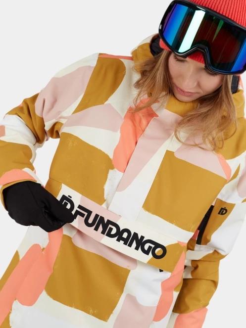 Fundango Birch ECO Logo Anorak női anorák sárga színben 7