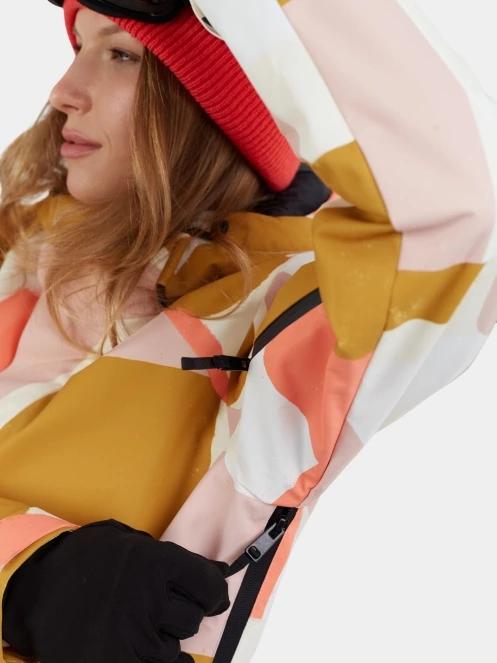 Fundango Birch ECO Logo Anorak női anorák sárga színben 9