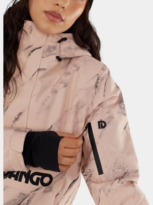Fundango Birch ECO Logo Anorak női anorák rózsaszín színben 6