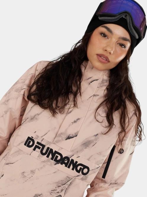 Fundango Birch ECO Logo Anorak női anorák rózsaszín színben 8