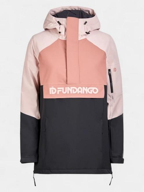 Fundango Birch ECO Logo Anorak női anorák rózsaszín színben 11