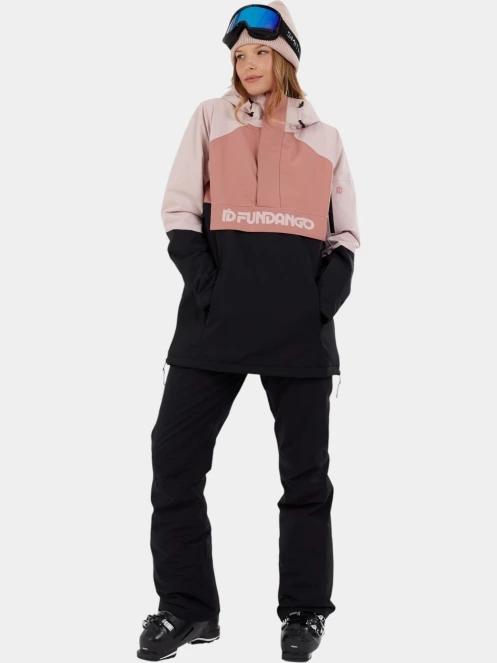 Fundango Birch ECO Logo Anorak női anorák rózsaszín színben 4