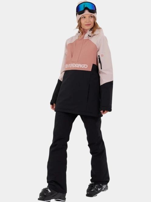 Fundango Birch ECO Logo Anorak női anorák rózsaszín színben 5