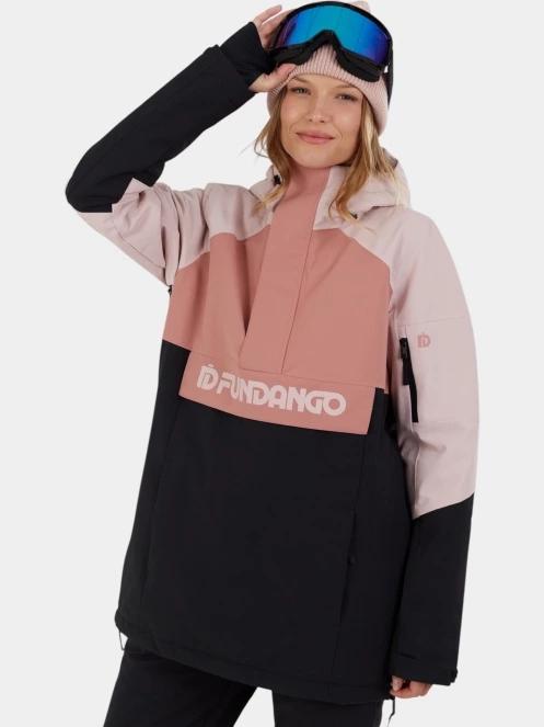 Fundango Birch ECO Logo Anorak női anorák rózsaszín színben 6
