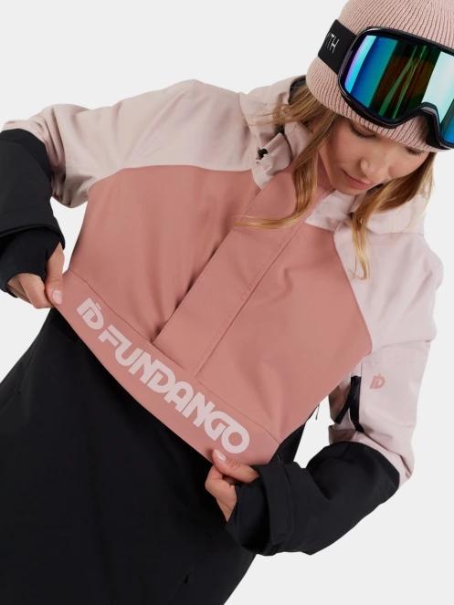 Fundango Birch ECO Logo Anorak női anorák rózsaszín színben 8