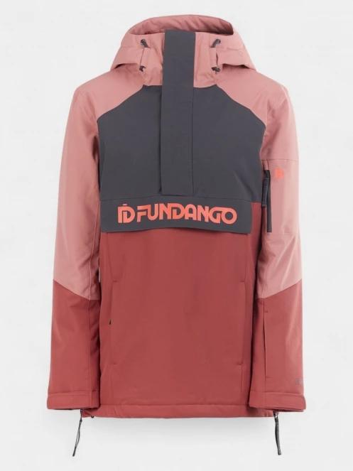 Fundango Birch ECO Logo Anorak női anorák rózsaszín színben 9