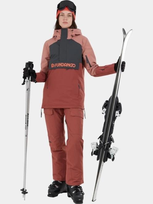 Fundango Birch ECO Logo Anorak női anorák rózsaszín színben 4