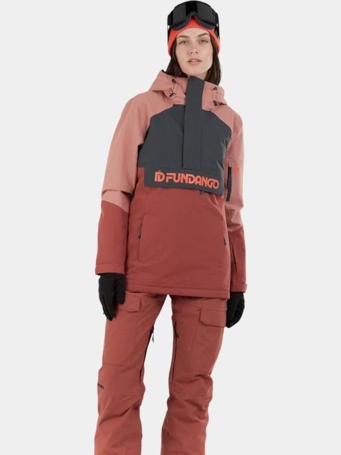 Fundango Birch ECO Logo Anorak női anorák rózsaszín színben 5