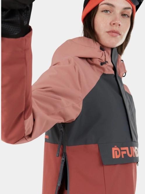 Fundango Birch ECO Logo Anorak női anorák rózsaszín színben 7
