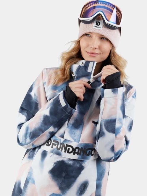 Fundango Birch ECO Logo Anorak női anorák sötétkék színben 6
