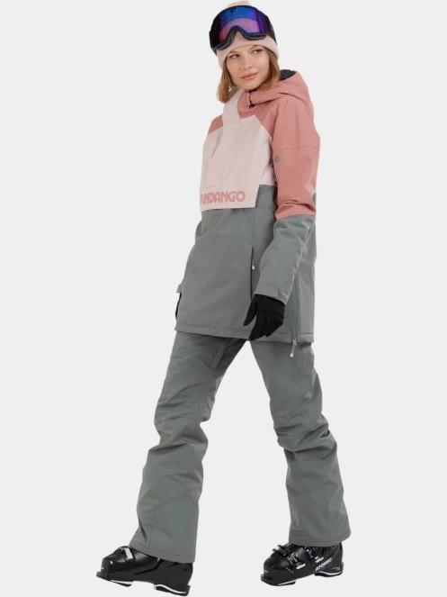 Fundango Birch ECO Logo Anorak női anorák zöld színben 4