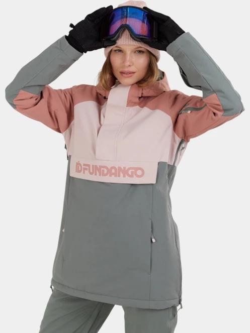 Fundango Birch ECO Logo Anorak női anorák zöld színben 5