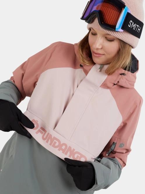 Fundango Birch ECO Logo Anorak női anorák zöld színben 6