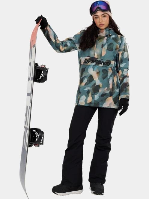 Fundango Birch ECO Logo Anorak női anorák zöld színben 4