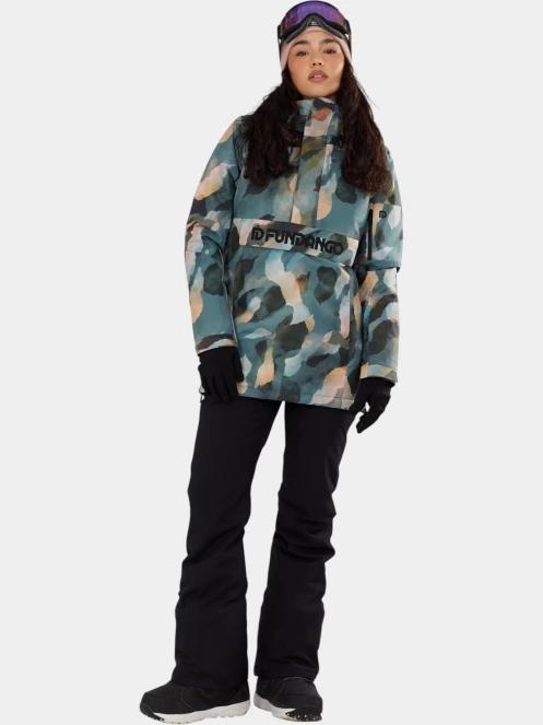 Fundango Birch ECO Logo Anorak női anorák zöld színben 5