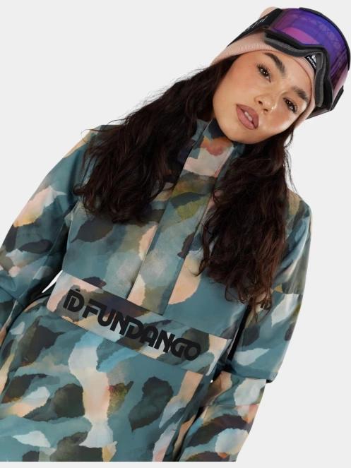 Fundango Birch ECO Logo Anorak női anorák zöld színben 7