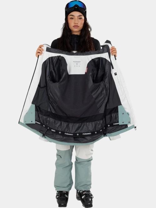 Fundango Nashua ECO 3L Allmountain Jacket női síkabát zöld színben 5