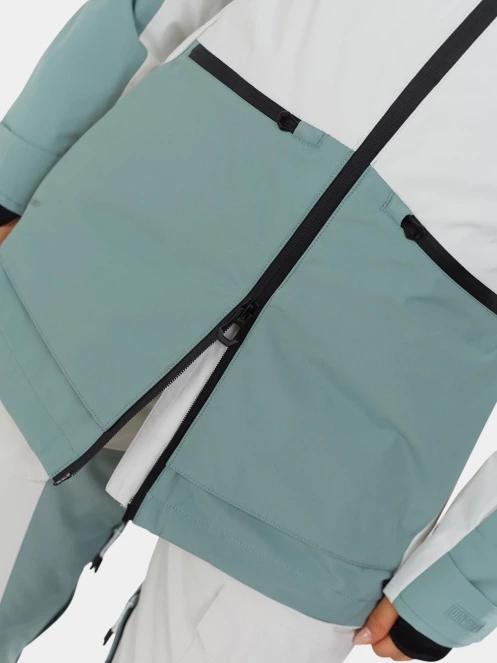 Fundango Nashua ECO 3L Allmountain Jacket női síkabát zöld színben 8