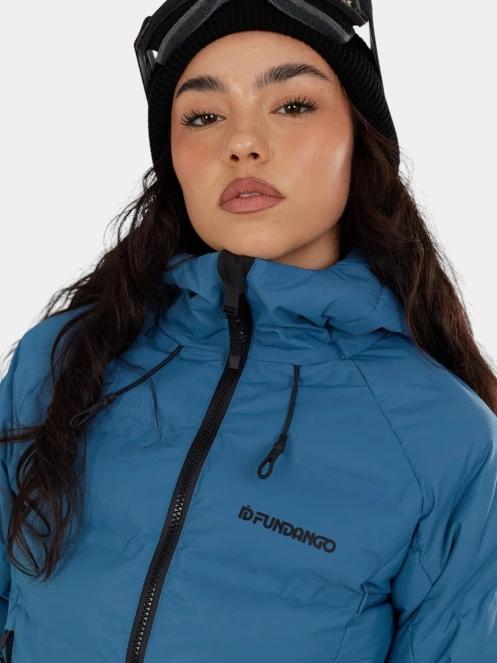 Fundango Zina Padded Jacket női steppelt síkabát kék színben 7