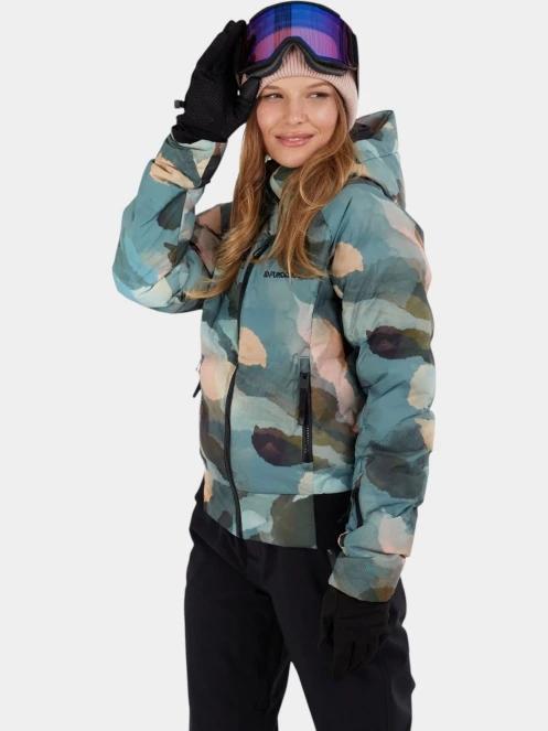 Fundango Zina Padded Jacket női steppelt síkabát zöld színben 2