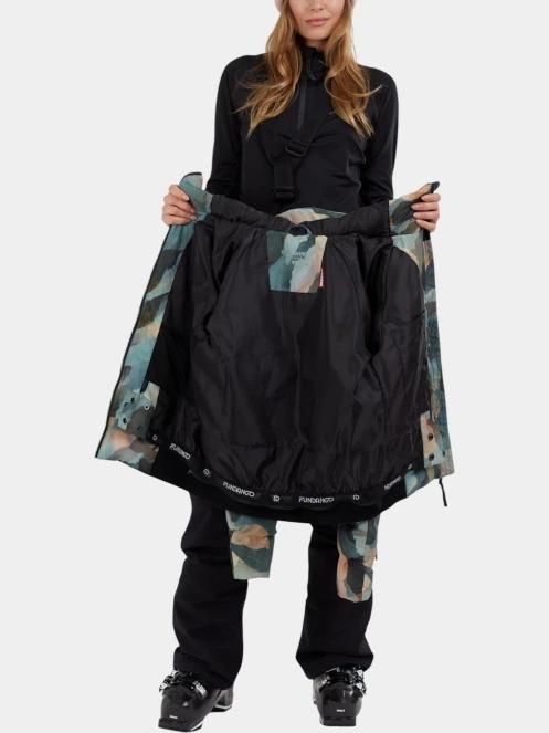 Fundango Zina Padded Jacket női steppelt síkabát zöld színben 5