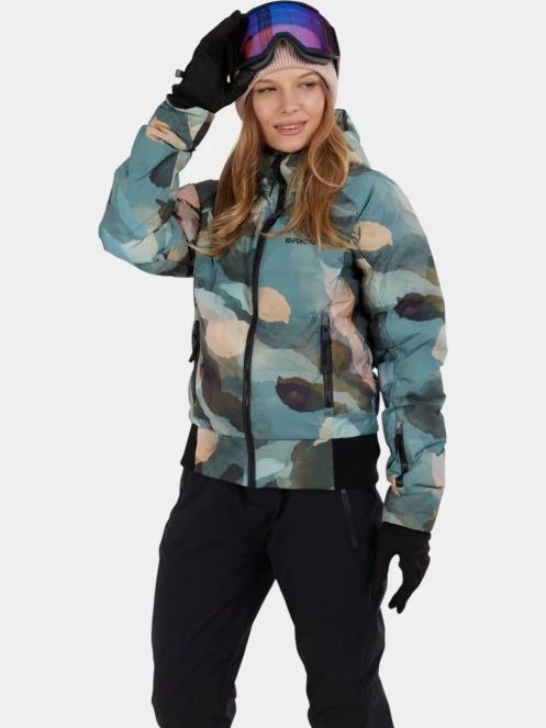 Fundango Zina Padded Jacket női steppelt síkabát zöld színben 6