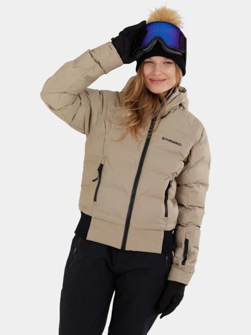 Fundango Zina Padded Jacket női steppelt síkabát homok színben 2
