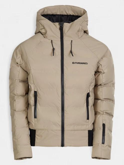 Fundango Zina Padded Jacket női steppelt síkabát homok színben 11