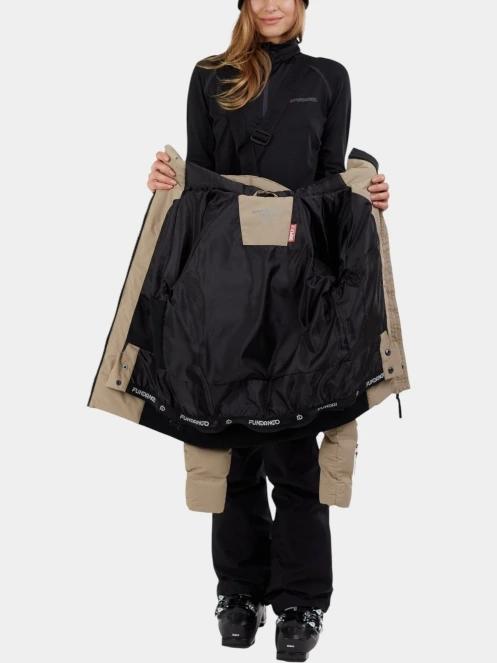 Fundango Zina Padded Jacket női steppelt síkabát homok színben 5