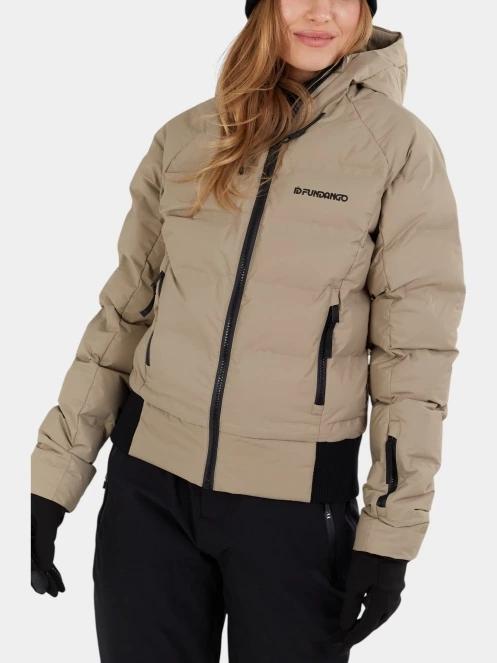 Fundango Zina Padded Jacket női steppelt síkabát homok színben 7