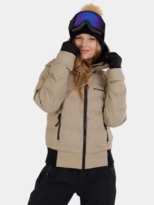 Fundango Zina Padded Jacket női steppelt síkabát homok színben 8