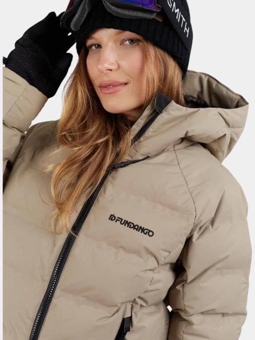 Fundango Zina Padded Jacket női steppelt síkabát homok színben 10