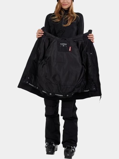 Fundango Zina Padded Jacket női steppelt síkabát fekete színben 5