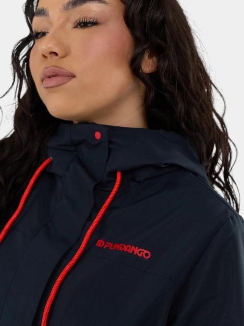 Fundango Regina III Waterproof Trench Jacket női esőkabát sötétkék színben 6