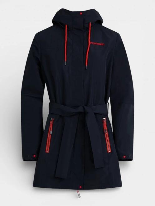 Fundango Regina III Waterproof Trench Jacket női esőkabát sötétkék színben 10