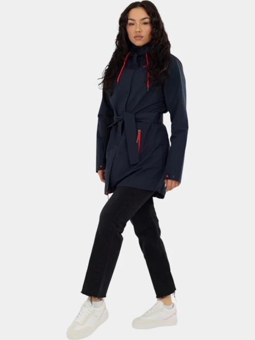 Fundango Regina III Waterproof Trench Jacket női esőkabát sötétkék színben 5