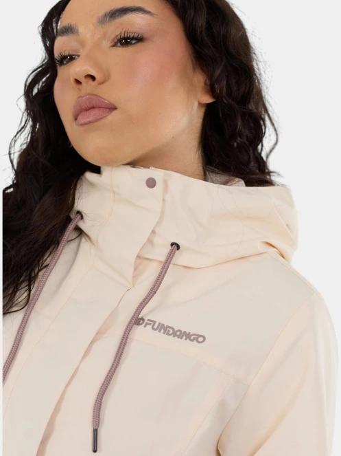 Fundango Regina III Waterproof Trench Jacket női esőkabát homok színben 4