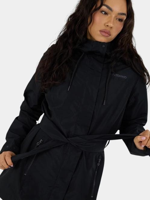 Fundango Regina III Waterproof Trench Jacket női esőkabát fekete színben 7